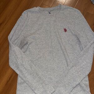 U.S. Polo Assn. Gray Long Sleeve Shirt